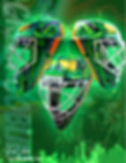 Green Goblin Custom Goalie Mask