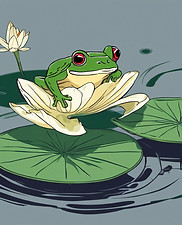frog leaping onto lily pad.jpg