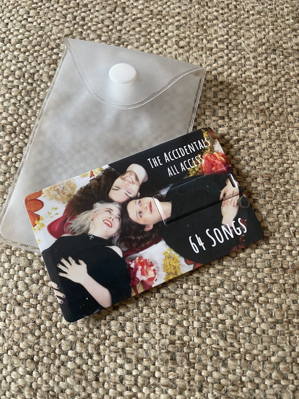 Thumbnail: USB Drive w/ Accidentals Catalogue (7 Albums, 4 Singles, and Artwork)