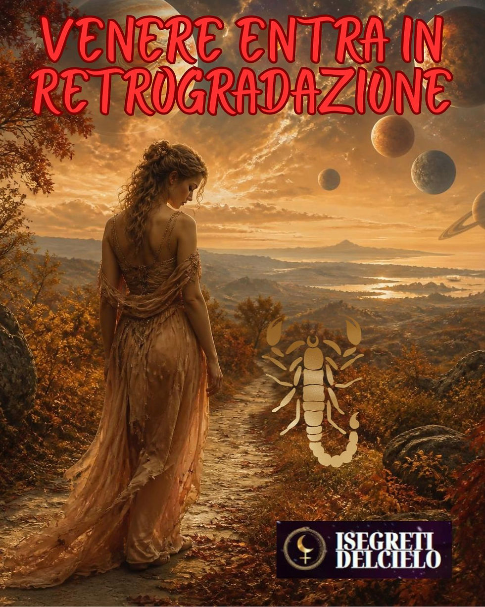 VENERE ENTRA IN RETROGRADAZIONE – 3 ottobre