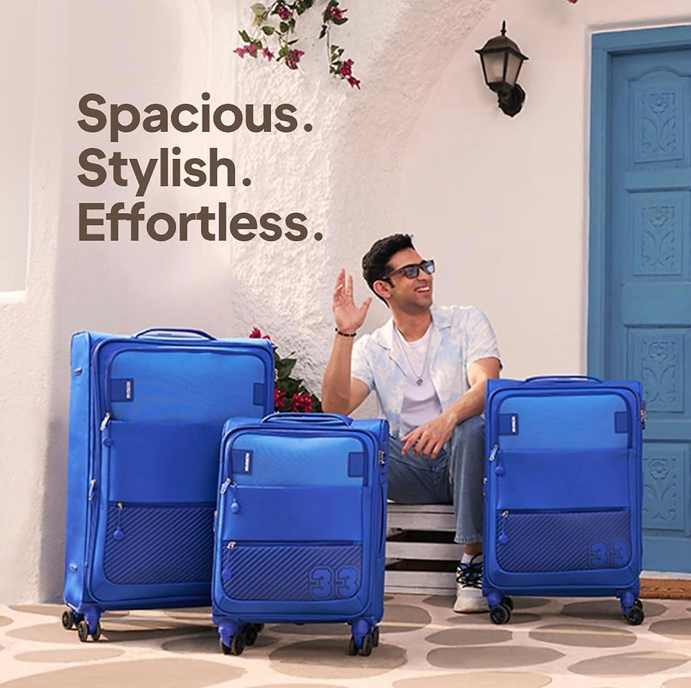 Thumbnail: American Tourister Polyester Majoris+ | 59 Cm Cabin Softside 360 Degree