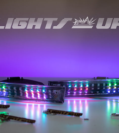 LightsUp Nissan S14 Kouki Front Sequential turn lights - complete