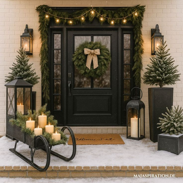 Noël Noir Porch Collection