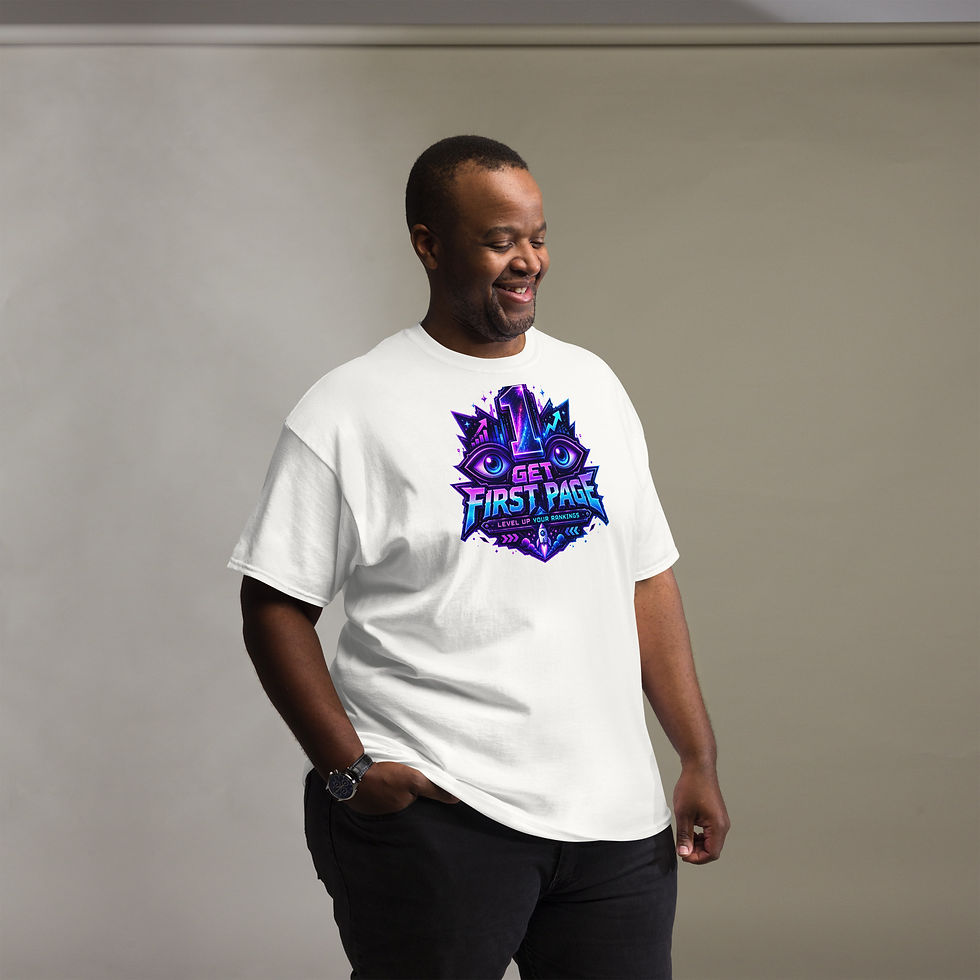 Thumbnail: Get First Page - Level Up Your Rankings Unisex T-shirt
