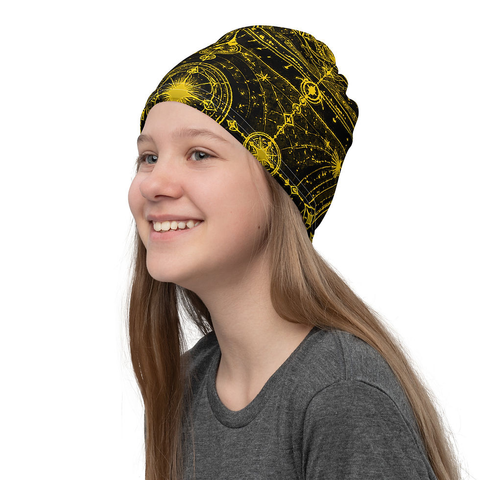 Thumbnail: Yellow Aurelia Get First Page Neck Gaiter