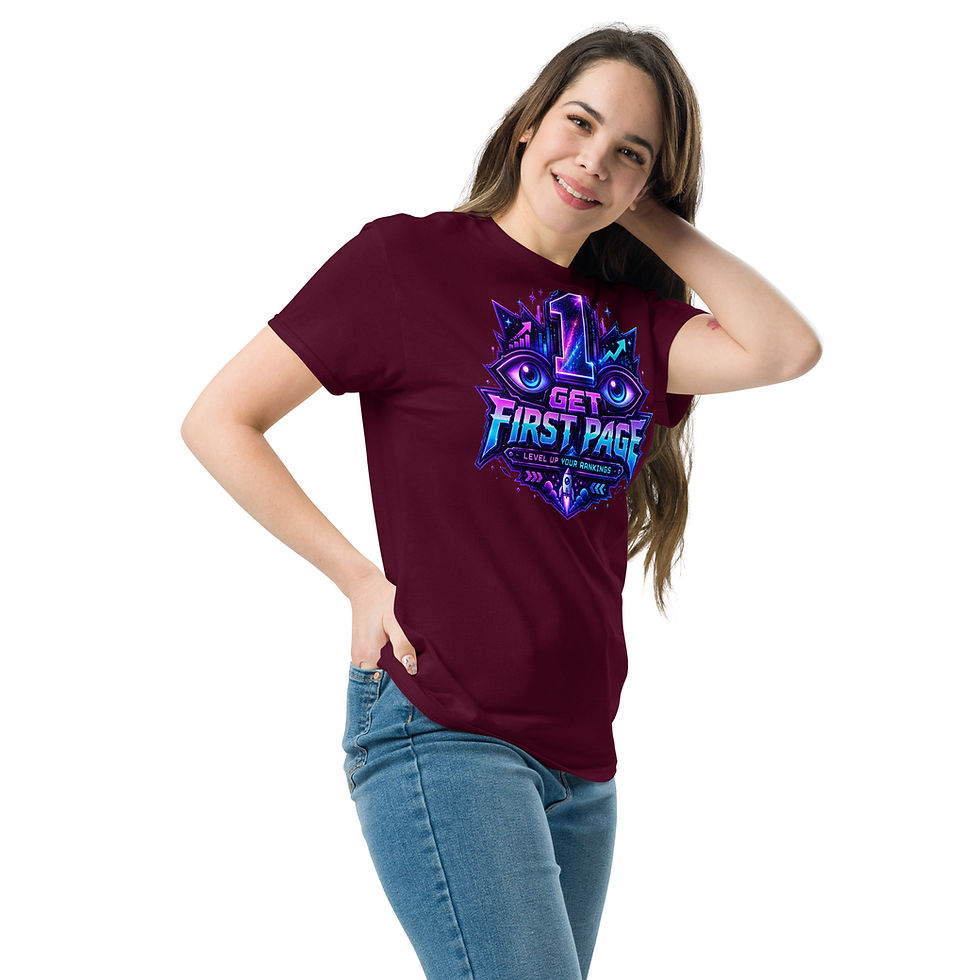 Thumbnail: Get First Page - Level Up Your Rankings Unisex T-shirt