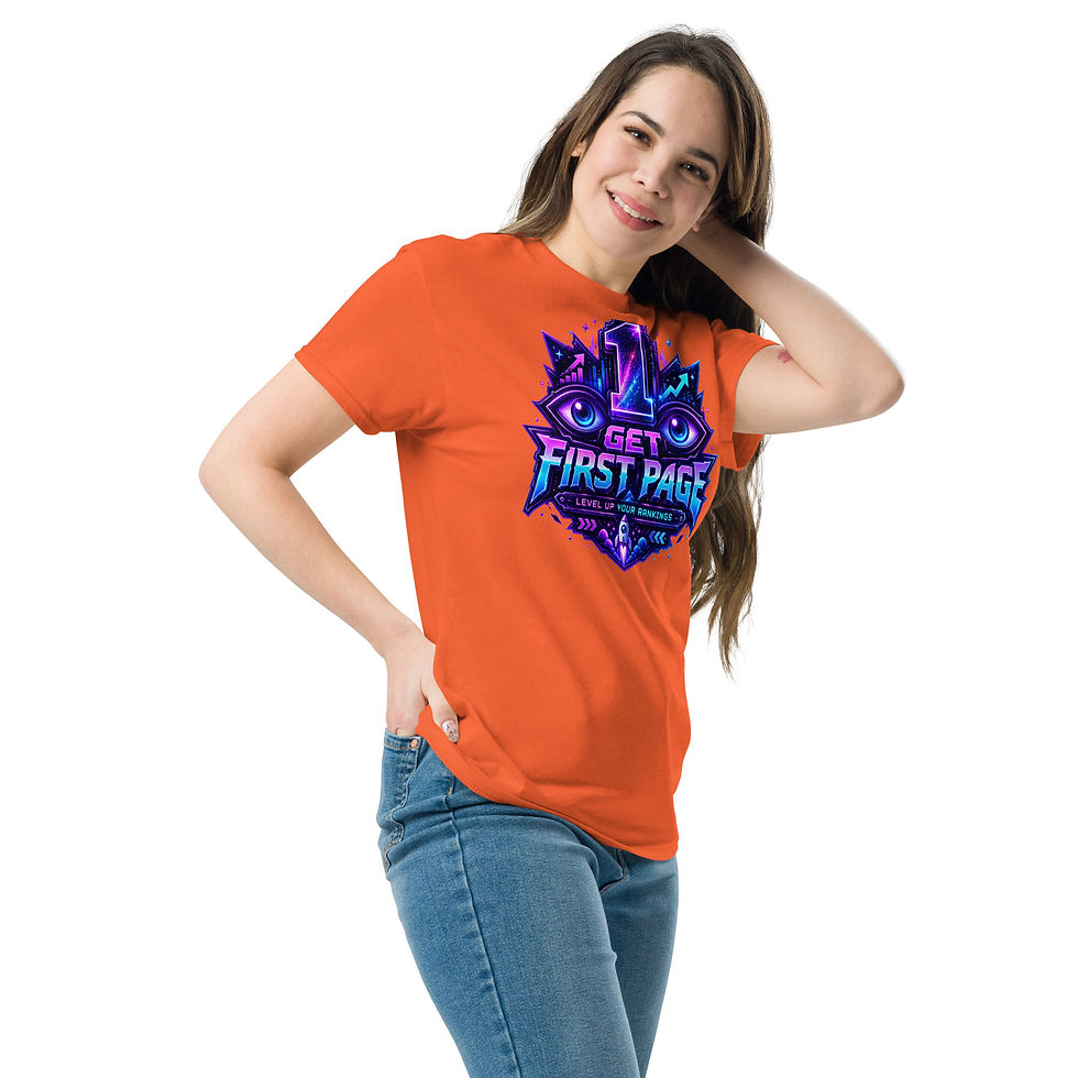 Thumbnail: Get First Page - Level Up Your Rankings Unisex T-shirt