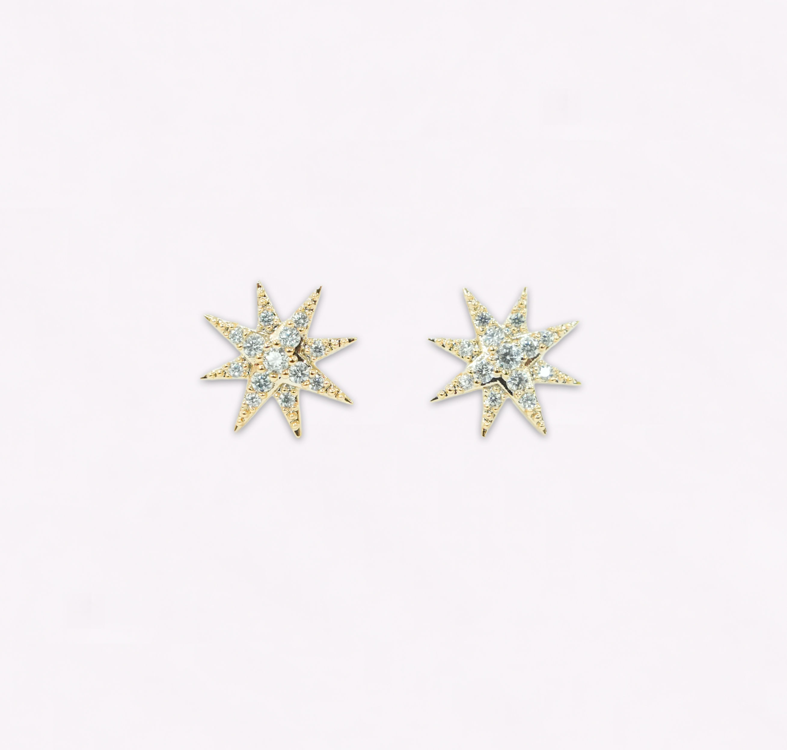 Starburst Crystal Stud Earrings