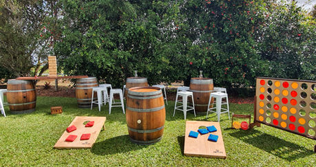 giant outdoor games wine barrel