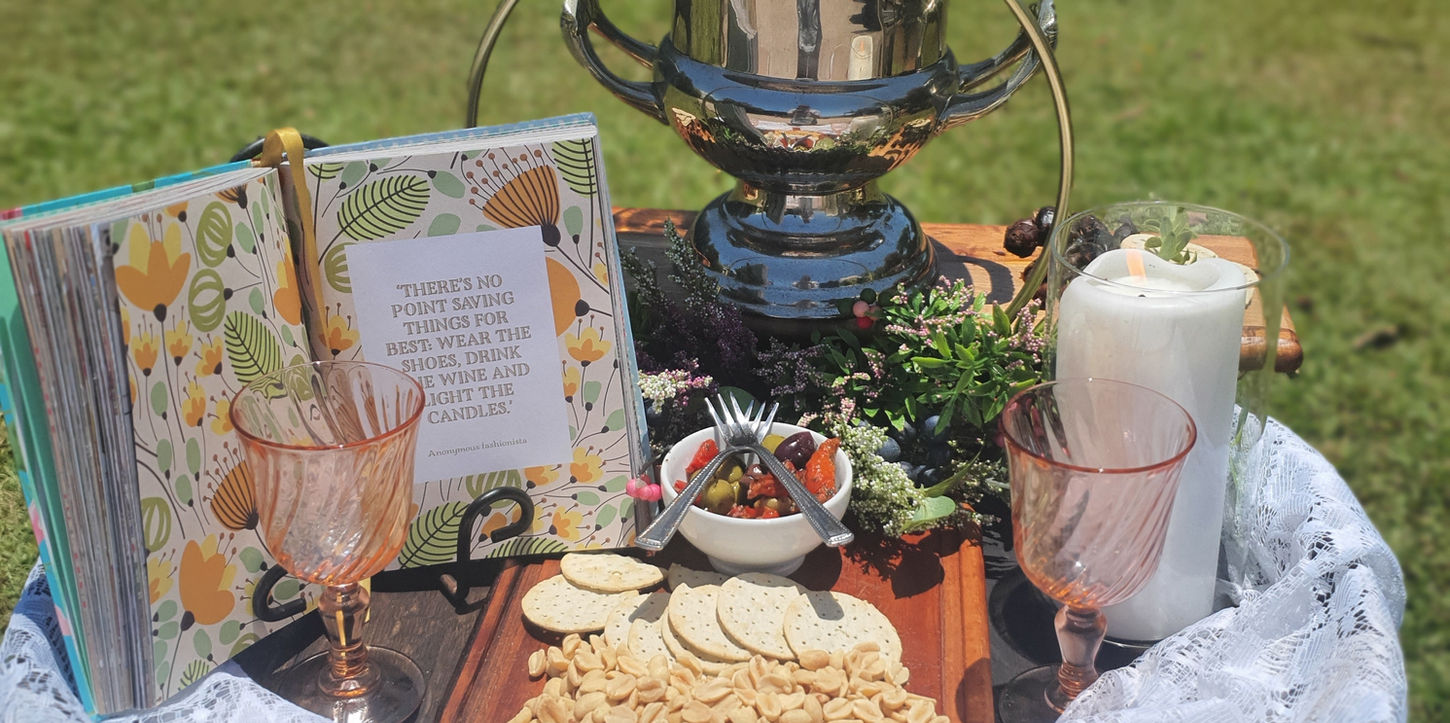 Wine barrel charcuterie display