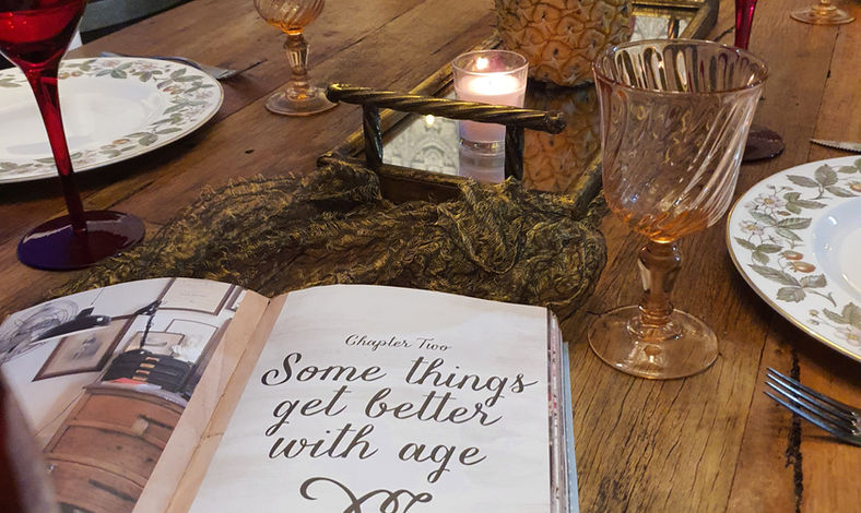 Rustic timber trestle tables for Mission Beach weddings and events