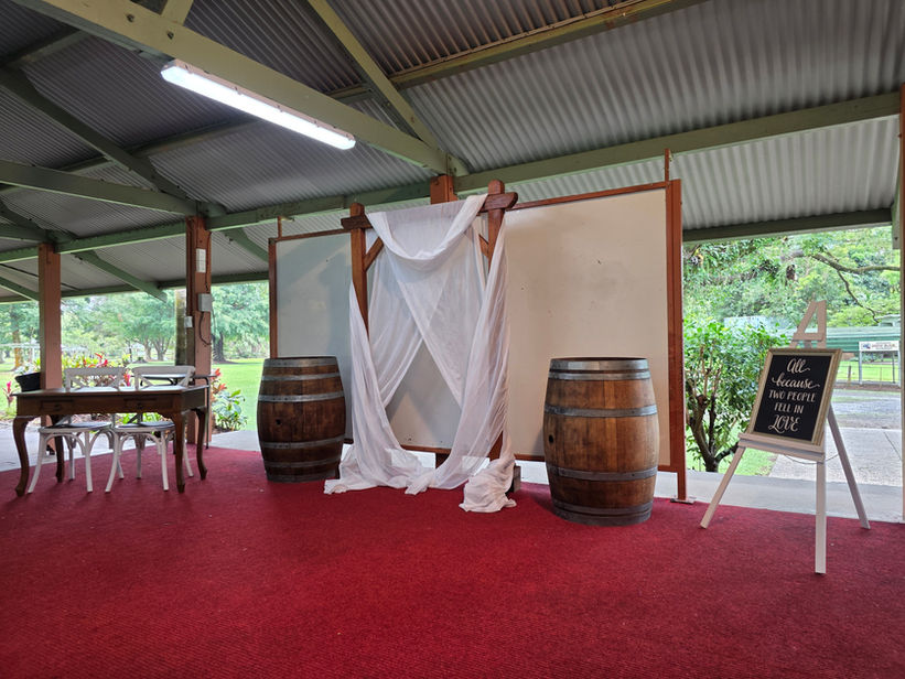 Wedding ceremony essentials package hire Innisfail
