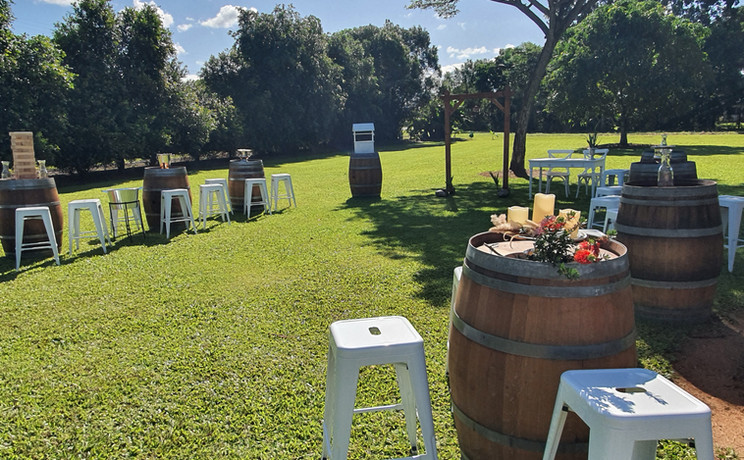Oak wine barrel functions hire Cassowary Coast