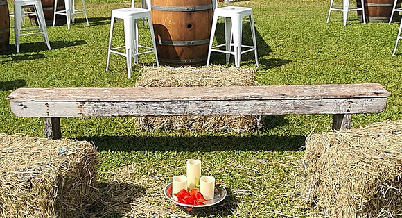 Rustic Bench Hire Innisfail