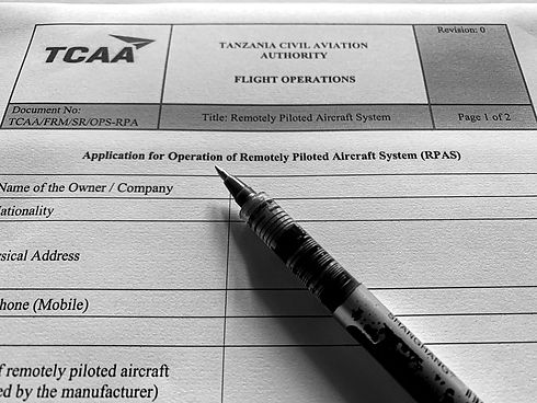 TCAA Tanzania drone permit application.jpg