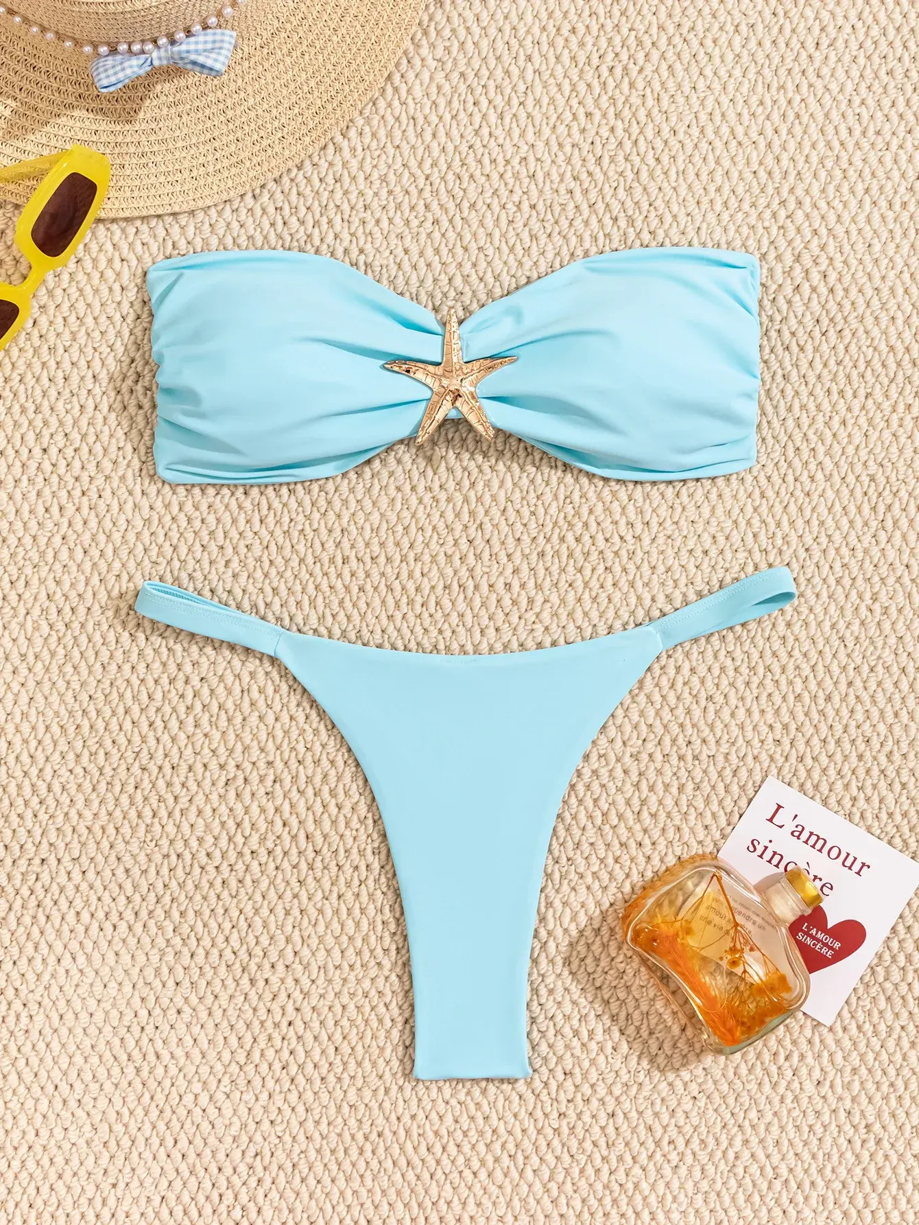 Conjunto de Biquíni com Estrela-do-mar
