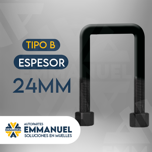 Abrazadera de 24mm tipo B