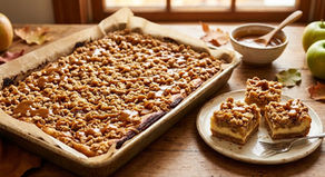 Caramel Apple Cheesecake Bars