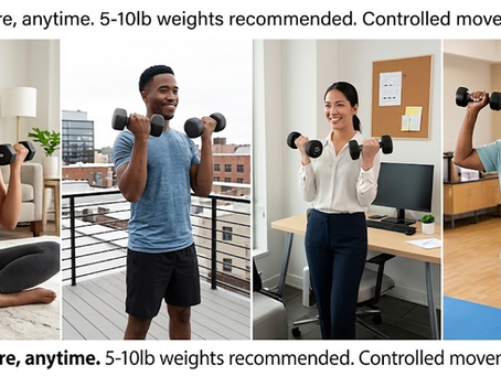A Simple Dumbbell Arm Workout You Can Do Anywhere