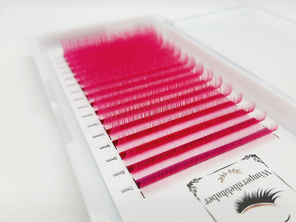 Miniaturbild: 0,07mm Soft Silk Lashes I Farbige Wimpern