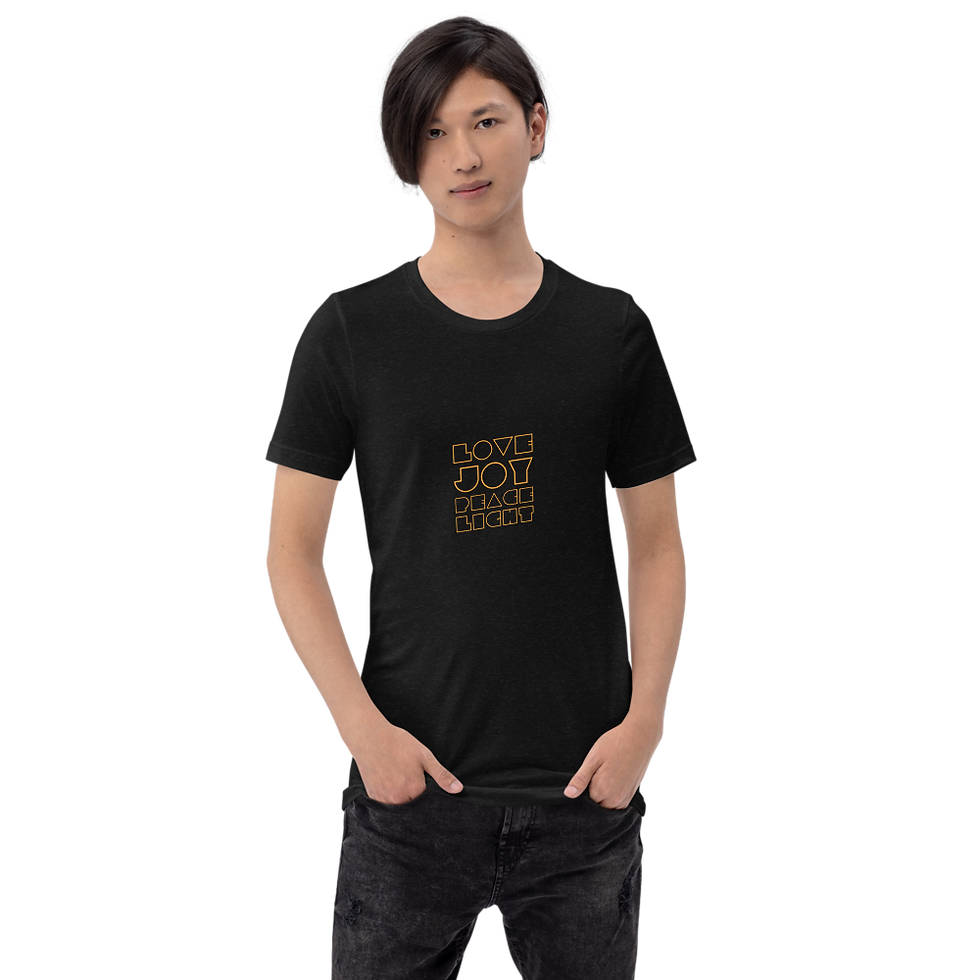 Thumbnail: Love Joy Peace and Light Retro T