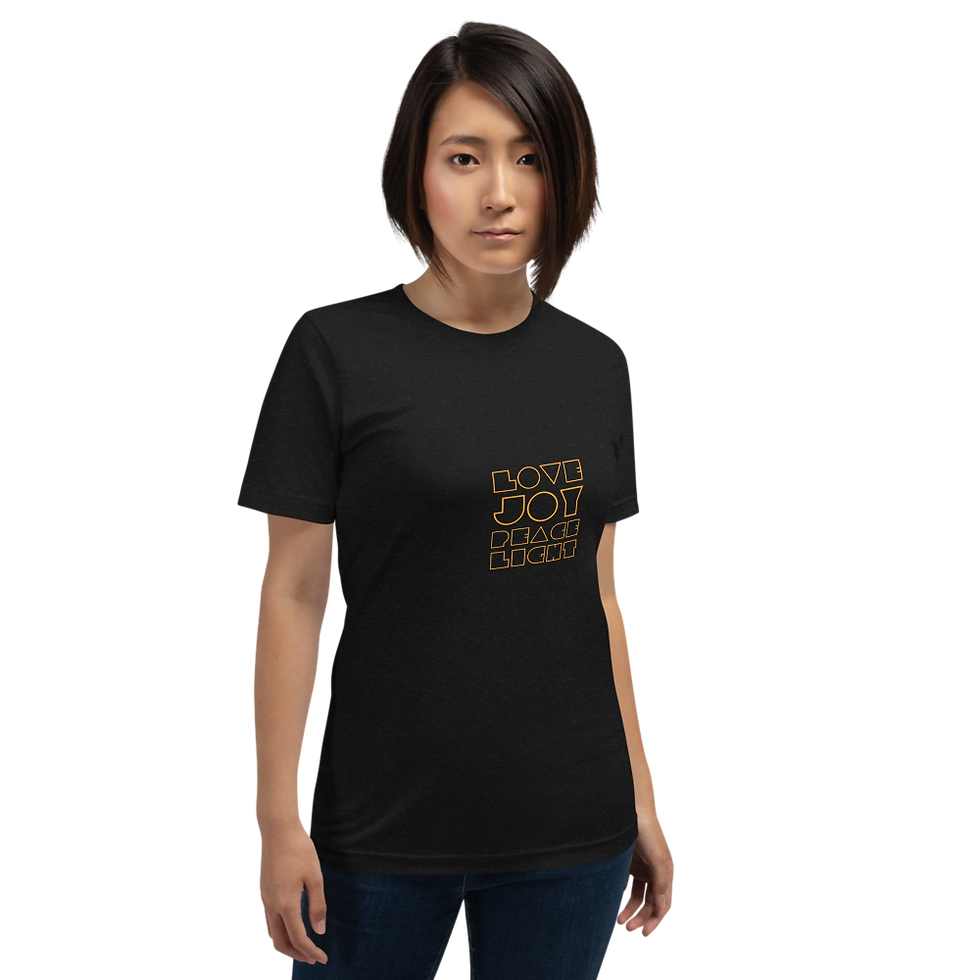 Thumbnail: Love Joy Peace and Light Retro T