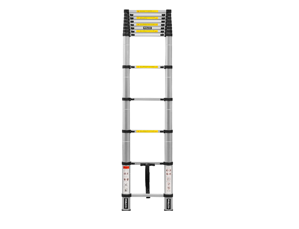 Escalera telescópica 3.8mts 13 esc.