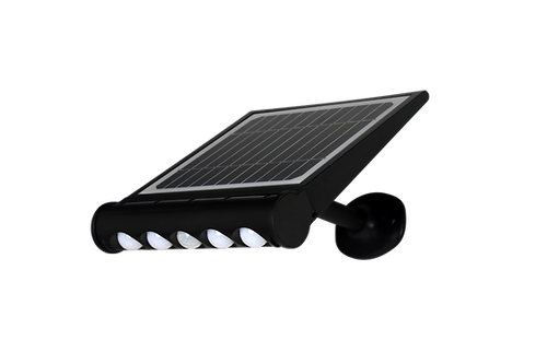 Aplique de seguridad solar 8W c/sensor de mov. luz fría