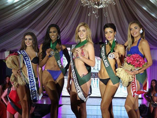 Richmond Centre, Miss Earth NI WINS special Swimwear Sponsor Award.