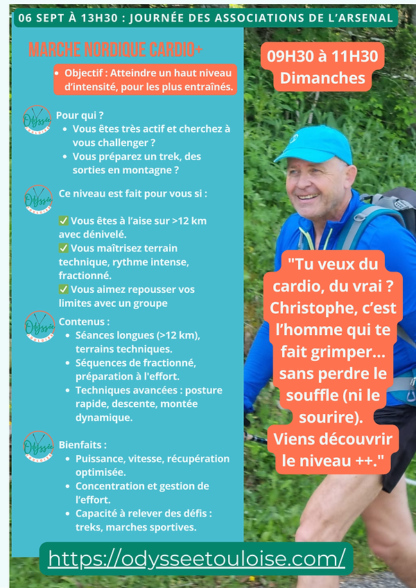 Marche nordique cardio+