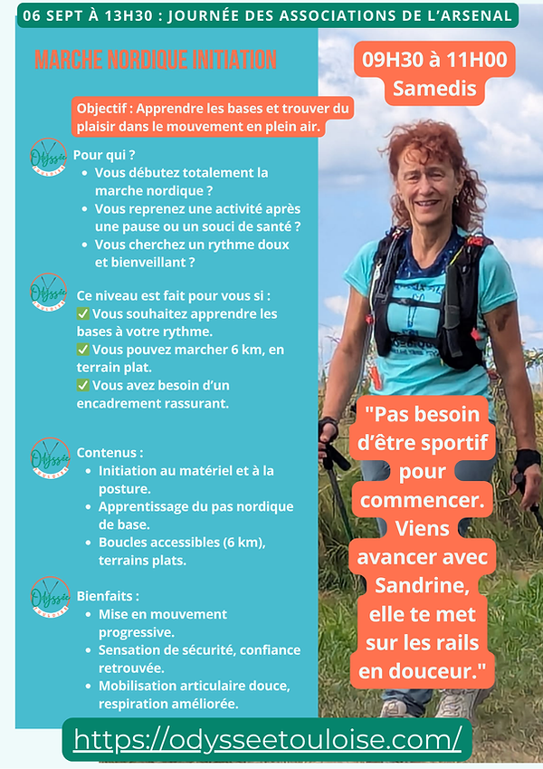 Marche nordique initiation