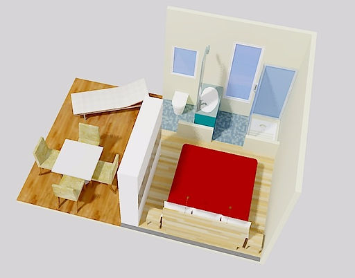 Pianta prospettica Frame 13 Domusmart