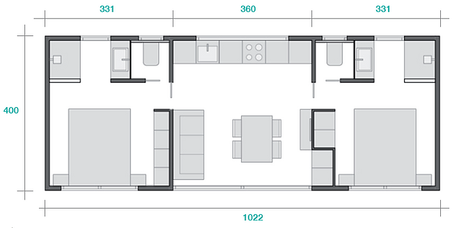 Pianta Frame 41 Domusmart