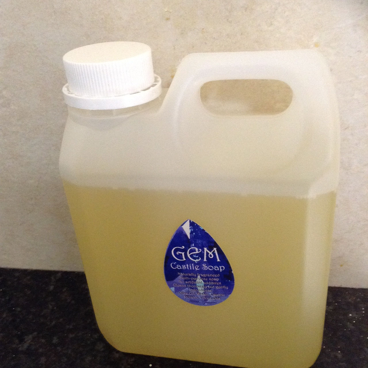 castile naturally fragranced liquid soap -1 litre