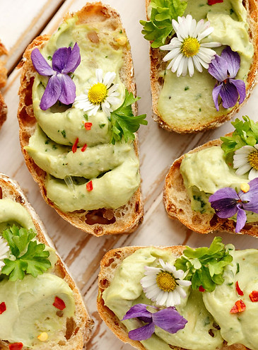 Avocado Toast Garnished