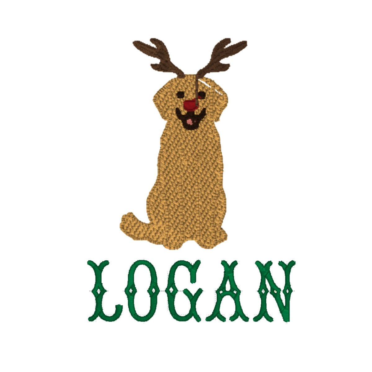 Golden Retriever Rudolph 