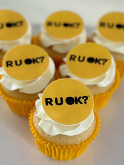 R U Ok Day cupcakes 2026