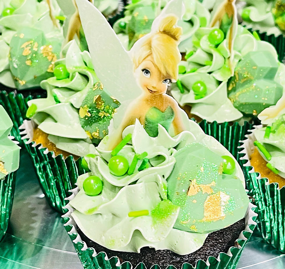 Thumbnail: Character Cupcakes - Tinkerbell