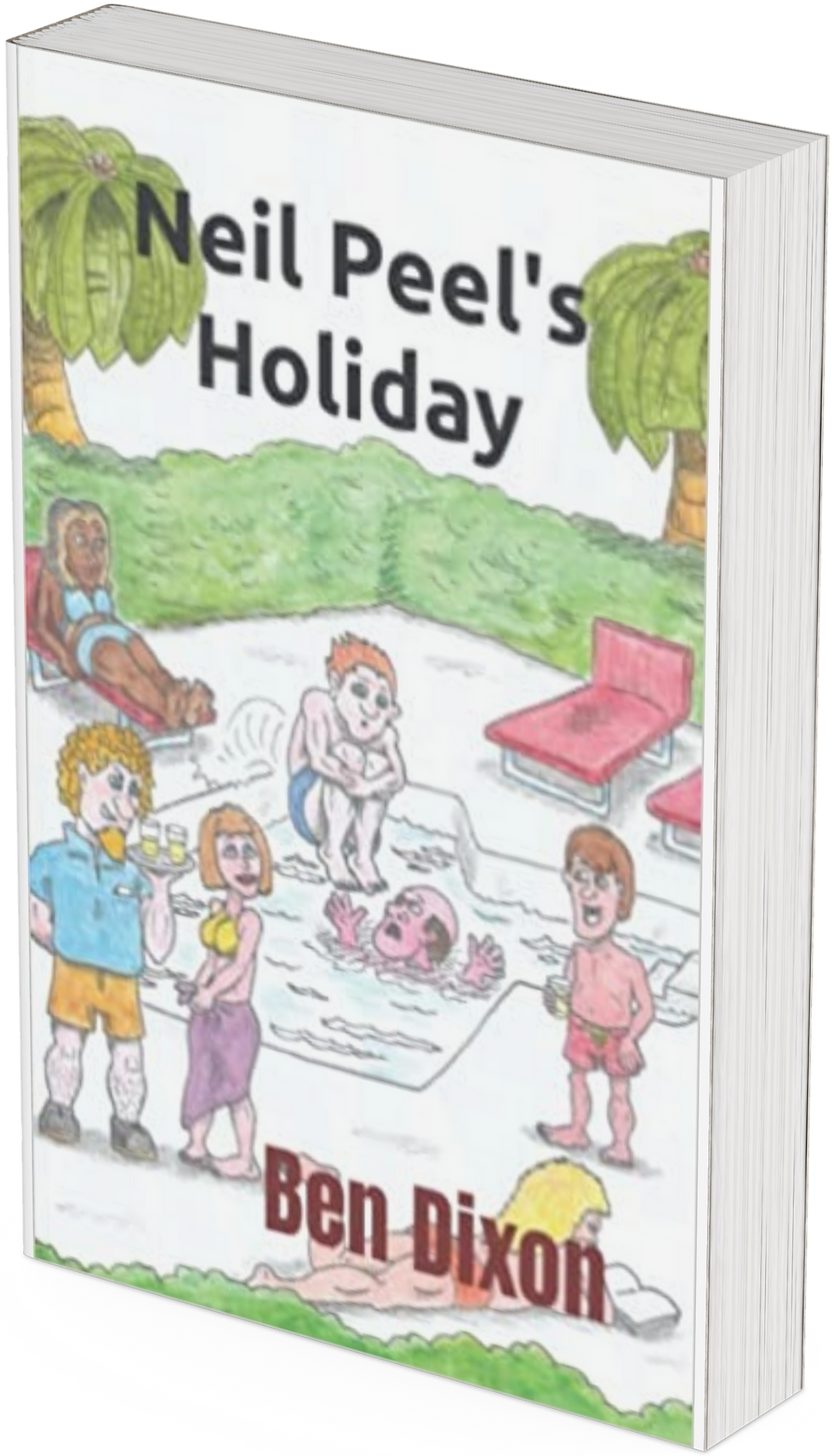 Neil Peel's Holiday book cover by Ben Dixon author