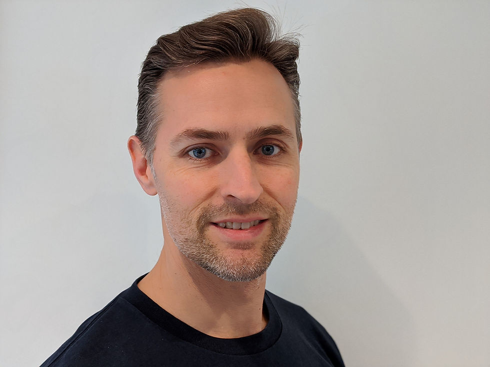 Portrait of Ben Dixon, author of fantasy and teen humour books.