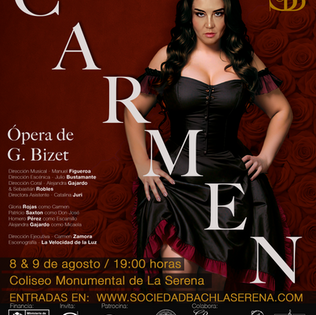 Desde hoy puedes obtener tus entradas para la Ópera Carmen de G. Bizet en La Serena