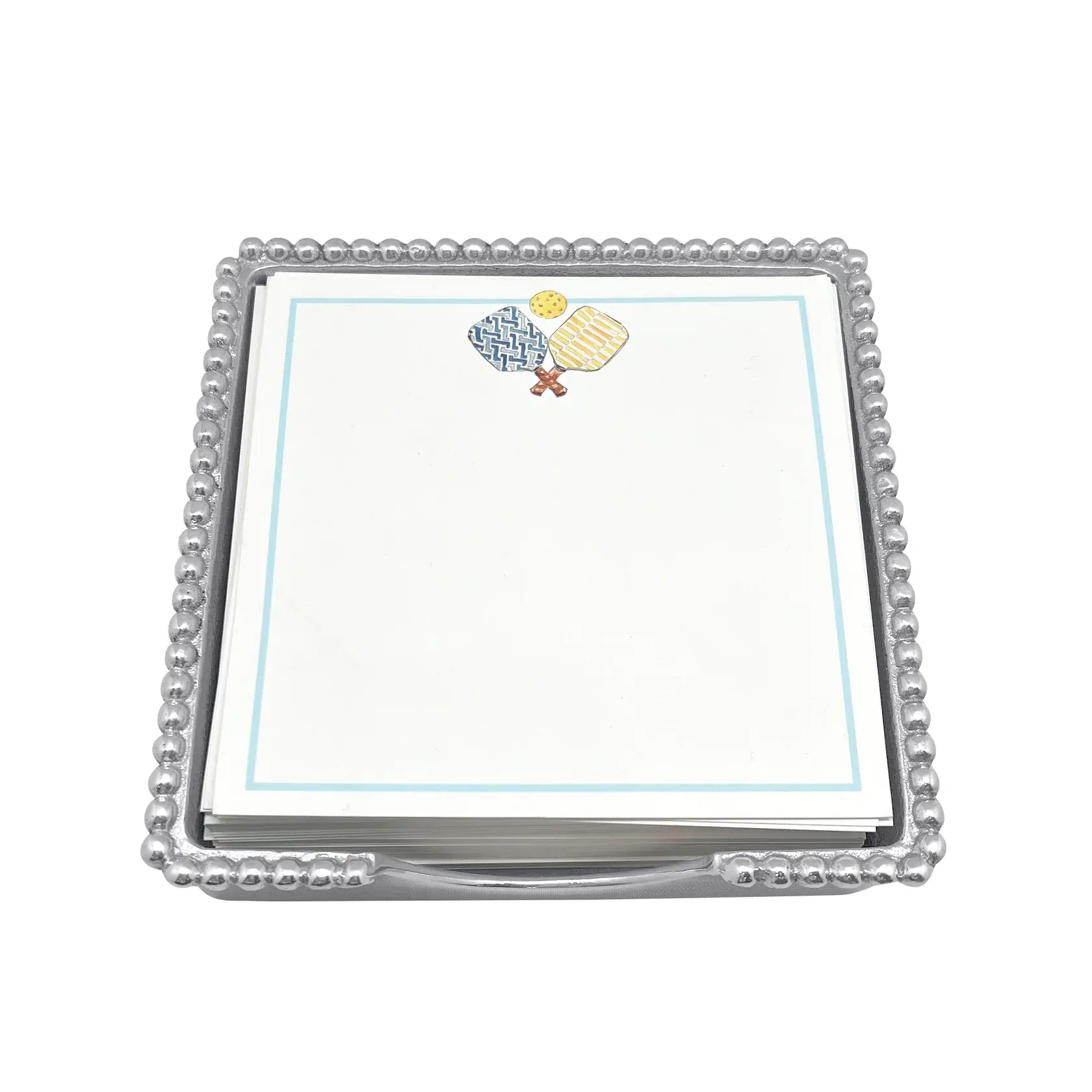 Mariposa Pickleball Beaded Notepad Set