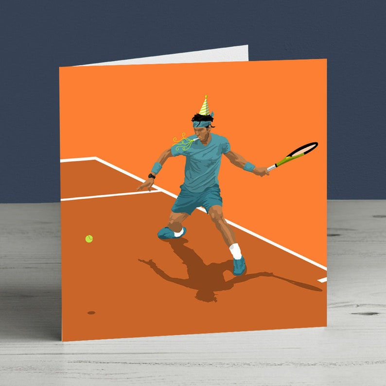 Thumbnail: Tennis Greats HappyBirthday Card