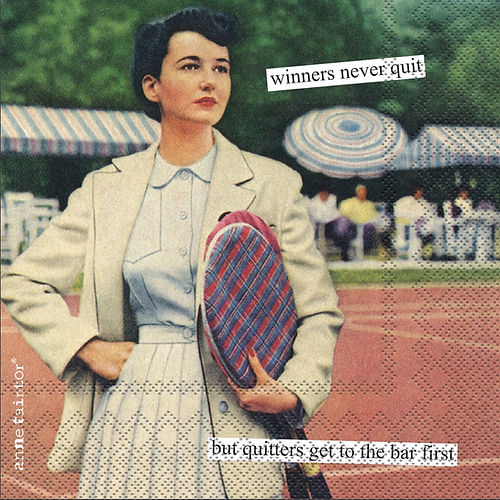 Anne Taintor Winners Paper Cocktail Napkins