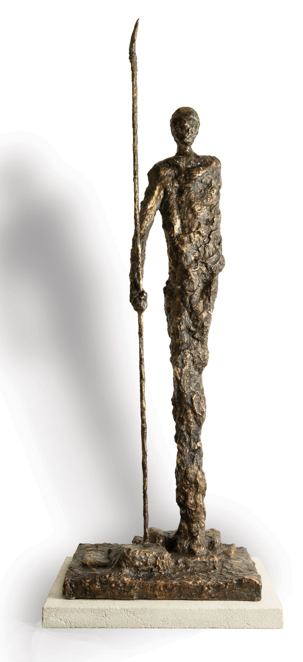 Hunter, 2026 by Patrizia A. Salles, bronze sculpture 60 cm tall