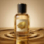 Ministry of Sillage Project J’Adore parfum presented with elegant golden liquid reflections