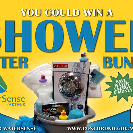Concord Water Customers Can “Shower Better” this October with E-Z Pay for WaterSense Contest
