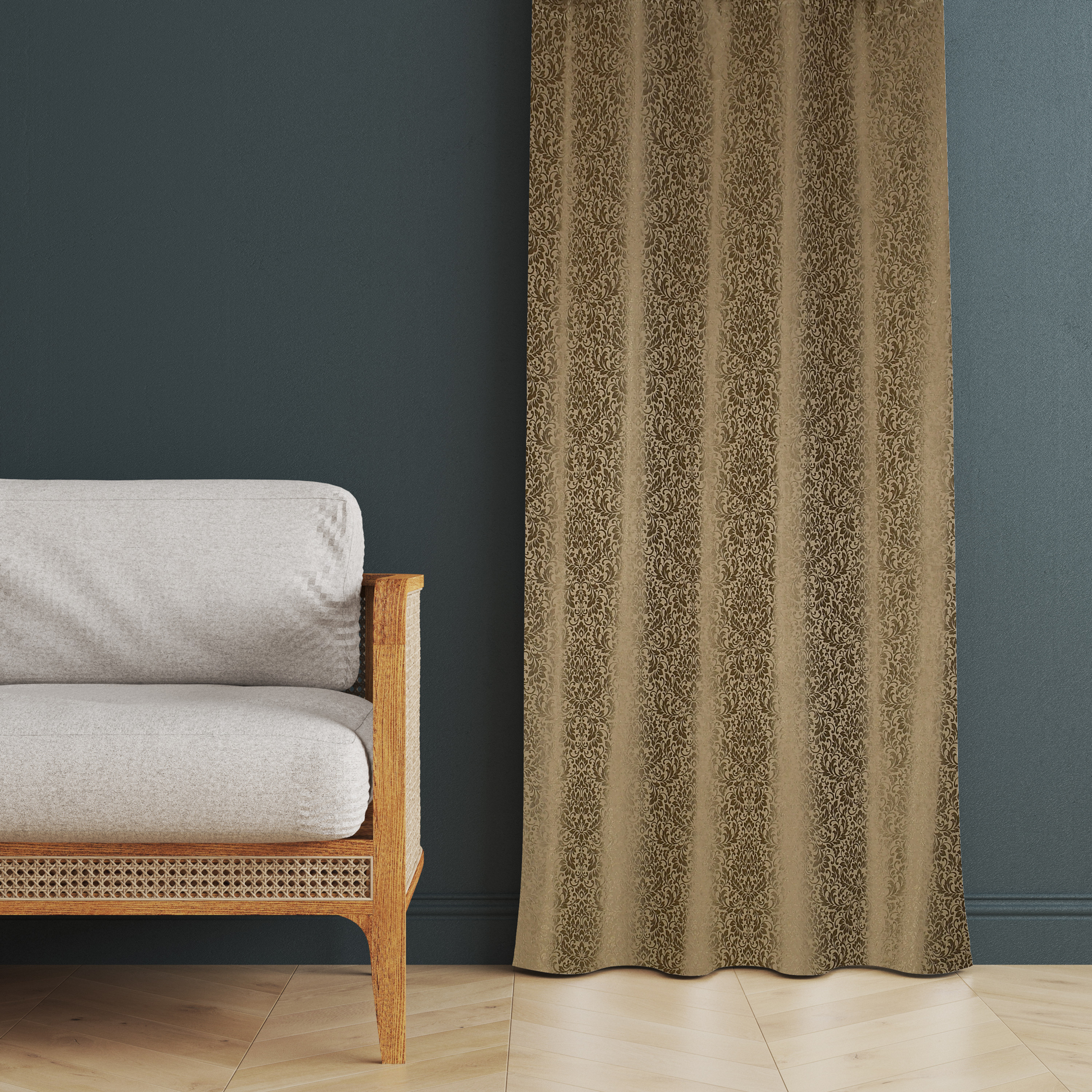 SILK JAQUARD CURTAIN