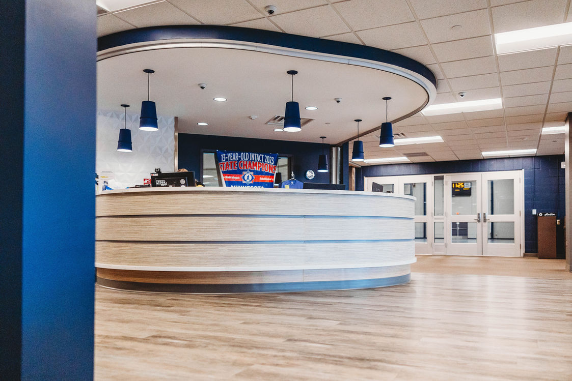 our front desk here at the PACC