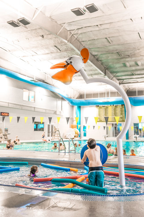 kiddie pool in our aquatics center